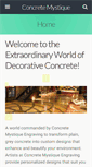 Mobile Screenshot of concretemystique.com